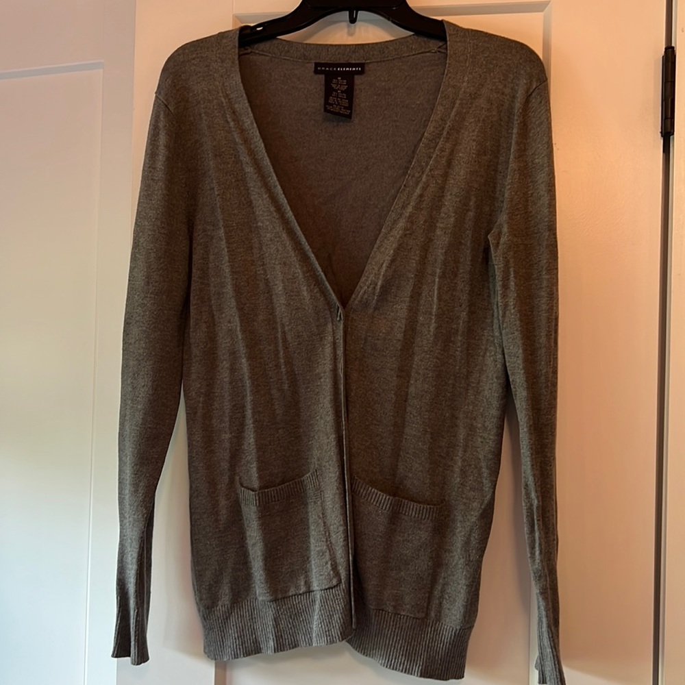 Gray Cardigan